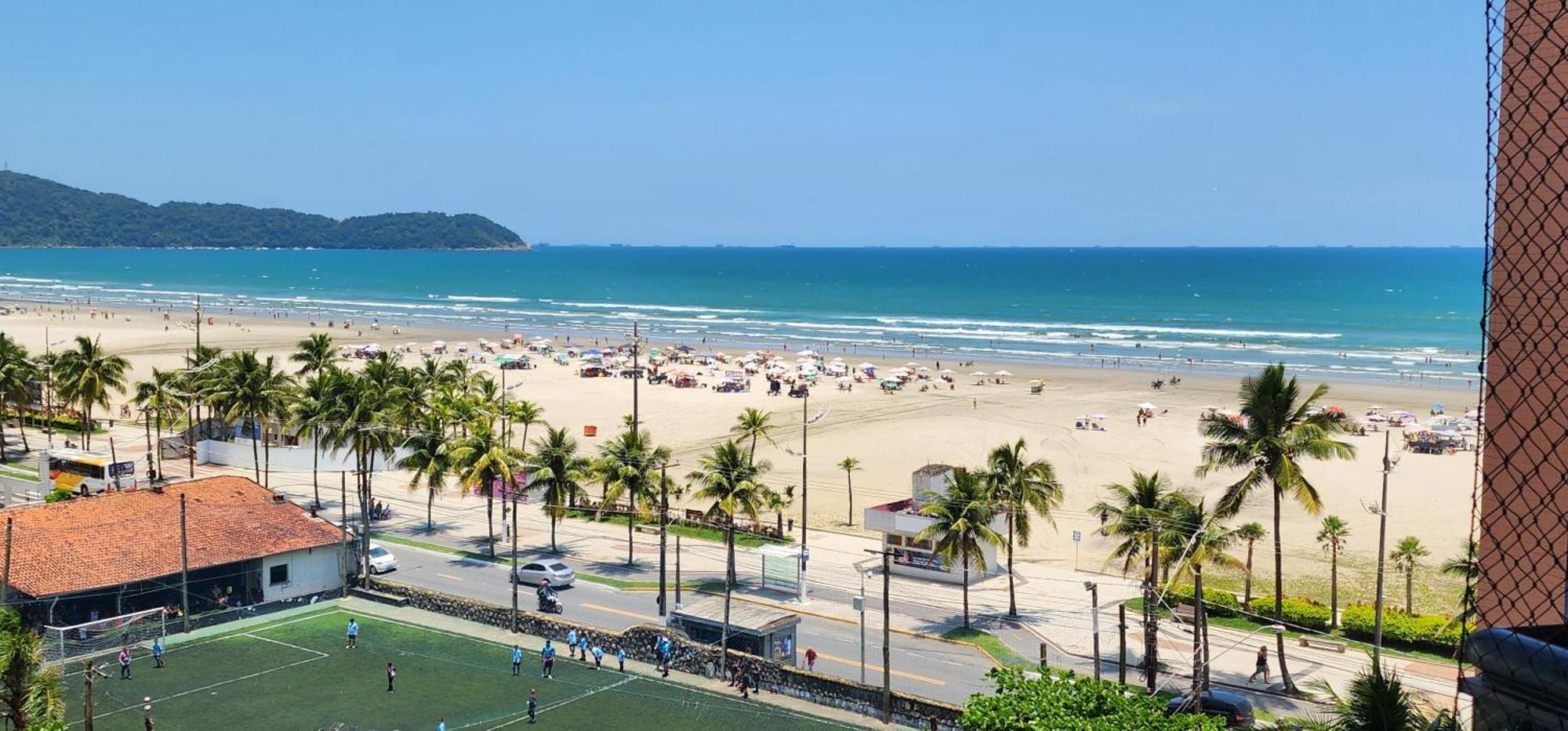 Apto Frente Mar Em Praia Grande Экстерьер фото