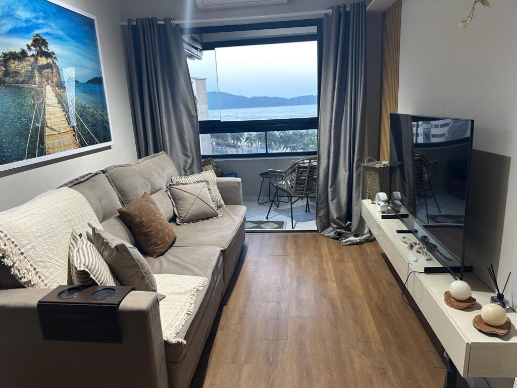 Apto Frente Mar Em Praia Grande Экстерьер фото