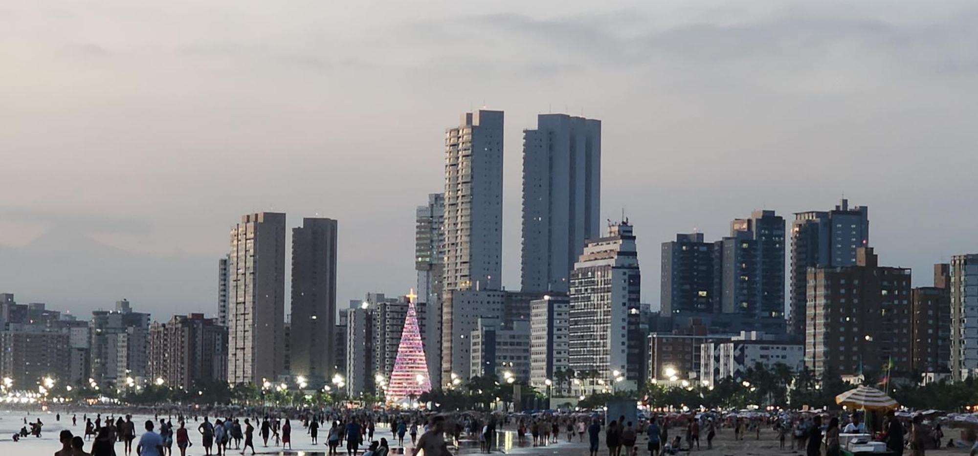 Apto Frente Mar Em Praia Grande Экстерьер фото